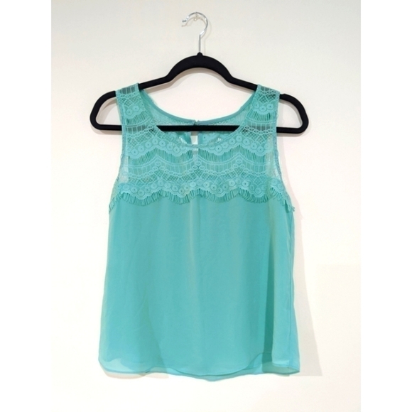 X Sweet Journey Tank Top Size S With Mesh Top Detail - Picture 1 of 3